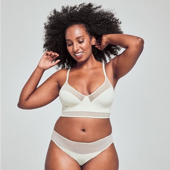 Heist Sheer Bralette and Sheer Brief Set in Sage - Picture 10 of 10